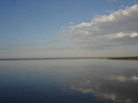 De La Plata River on Buenos Aires shore Stock Photos