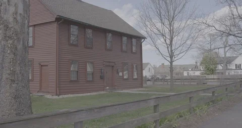 Deacon John Hart House (1740) Stock Footage 128144953