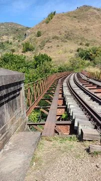 Deactivated train line Stock Photos