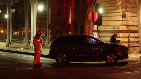Dead and injured in attack in central Paris, París, FR - 03 Dec 2023 Stock Footage 257288816