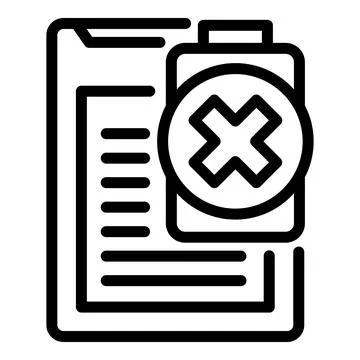 Dead battery tablet icon, outline style Illustrazione stock