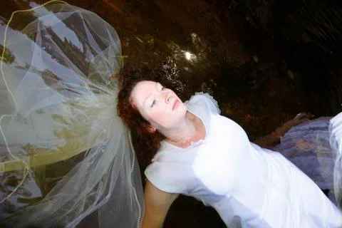 Dead bride Stock-Fotos