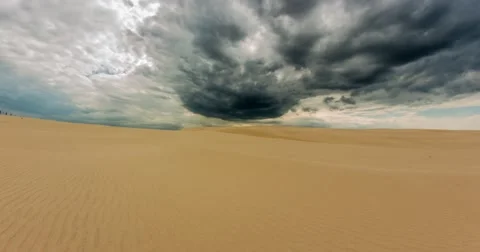 Dead Cloudy Desert Timelapse 4k Stock-Footage 51168536