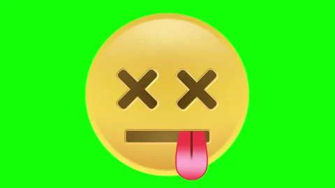 Dead Emoji Stock Footage 132166064
