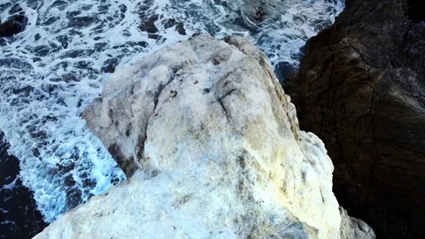 Dead end cliffside Stock Footage 75791152