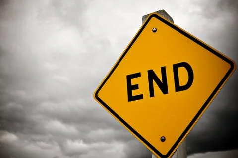 Dead end sign Foto stock