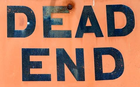 Dead end sign Fotos de archivo