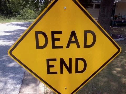The Dead End Sign Stock Photos