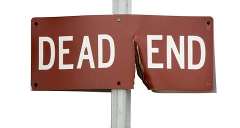 Dead end sign Stock Photos