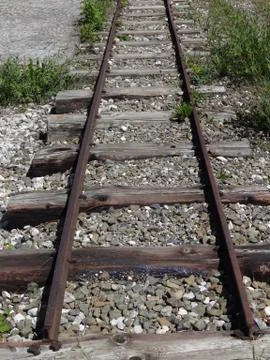 Dead end track Stock Photos
