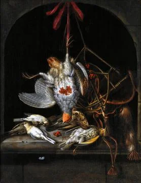 Dead game bird.. Stock Illustration