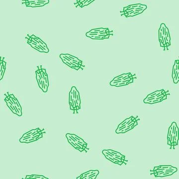 Dead ghost line seamless pattern 库存插图