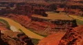 Dead Horse Point 09 Zoom Out Colorado River Utah USA HD Footage