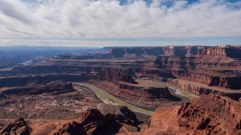 Dead Horse Point Timelapse 4k Stock Footage 47118228