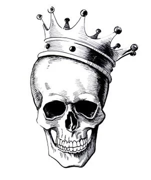 Dead king Illustrazione stock
