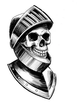 Dead knight Illustrazione stock