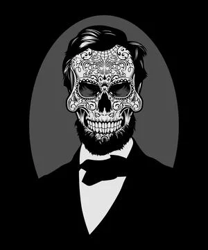 Dead Lincoln Stock Illustration
