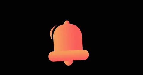 Dead line notification bell Stock Footage 218690986