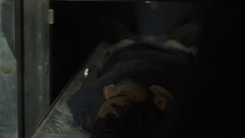 Dead man at morgue of India Stock Footage 124481837