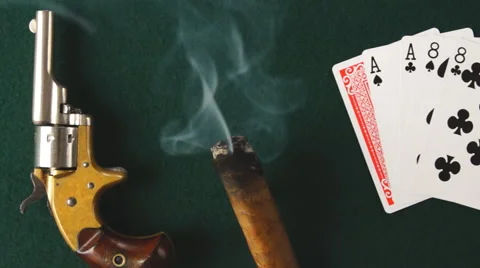 Dead Man's Hand gambling scene  Vidéo 45433206