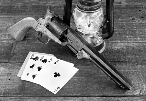 Dead Man's Hand. Foto stock