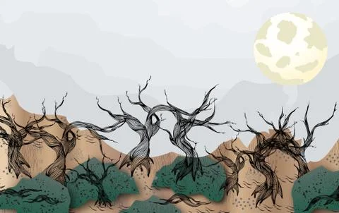 Dead Nature Stock Illustration