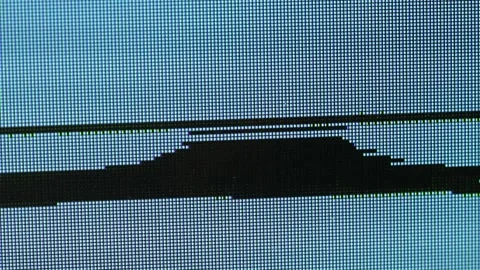 Dead pixels on a laptop LCD screen Stock Footage 152157543