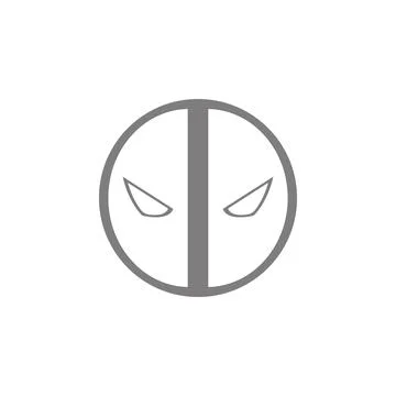 Dead pool Mask icon. Web Icon. Premium quality graphic design. Signs, outline Stock Illustration