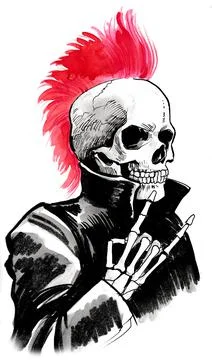 Dead punk Stock Illustration