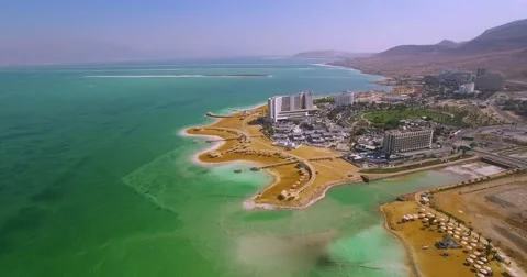 Dead Sea Beach  Stock Footage 68582885