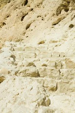 Dead sea cliffs Stock Photos