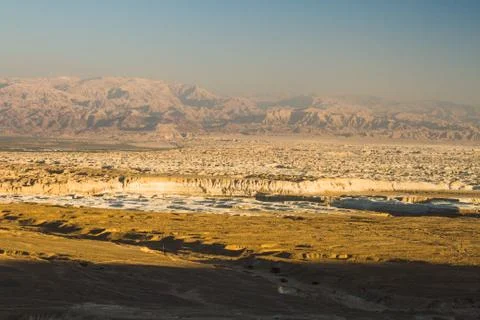 Dead sea cliffs Stock Photos