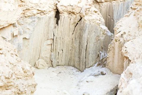 Dead sea cliffs Stock Photos
