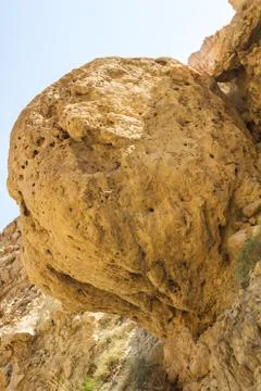Dead sea cliffs Stock Photos