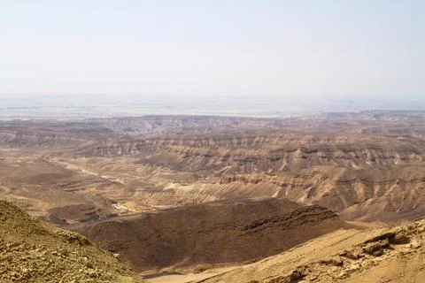 Dead sea cliffs . Stock Photos