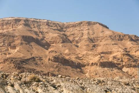 Dead sea cliffs Stock Photos