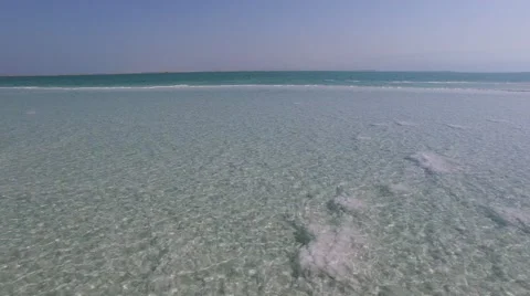 Dead Sea by Drone Stock Footage 58572842