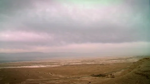 Dead sea landscape 2 Stock Footage 532487