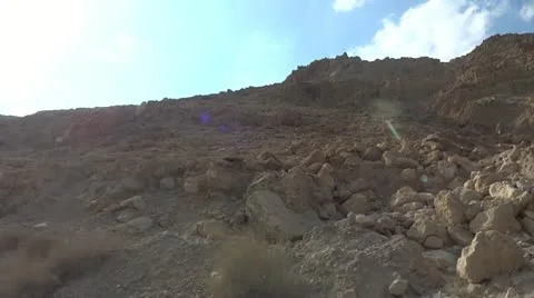 Dead sea mountain Stock Footage 18245884