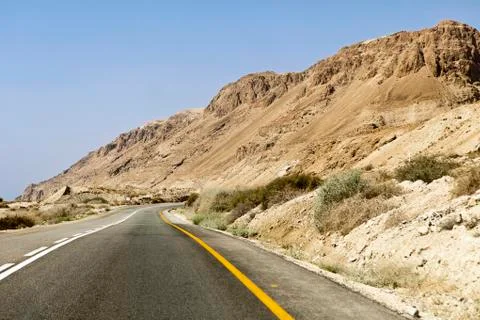 Dead sea mountains Stock Photos