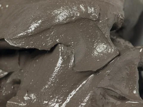 Dead sea mud texture. macro shot Stock Photos