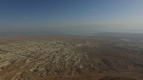 Dead Sea Overlook Stock Footage 77221648