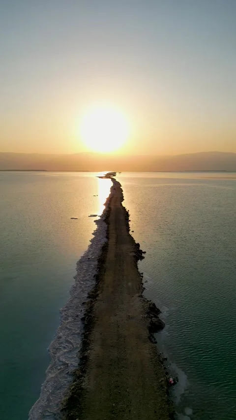 DEAD SEA SALT TRAIL Stock Footage 222811954