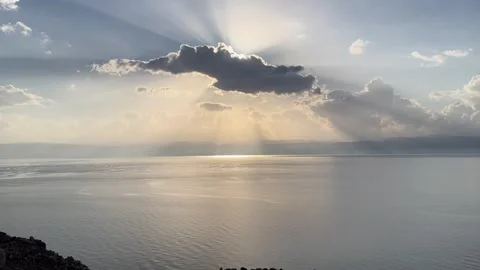 Dead sea - sun Stockbeeldmateriaal 316232506