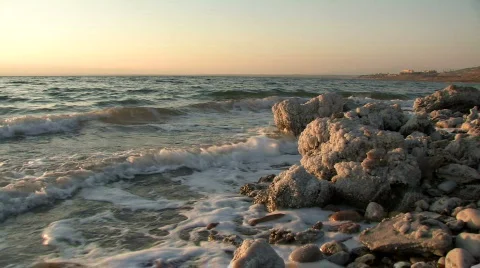 Dead Sea at Sunset 스톡 동영상 88829