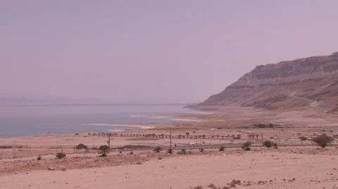 Dead sea view Stock Footage 45976290