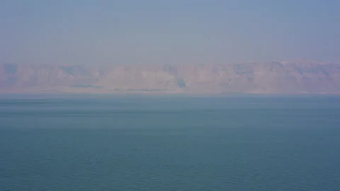 Dead Sea wide view Stock Footage 230098504