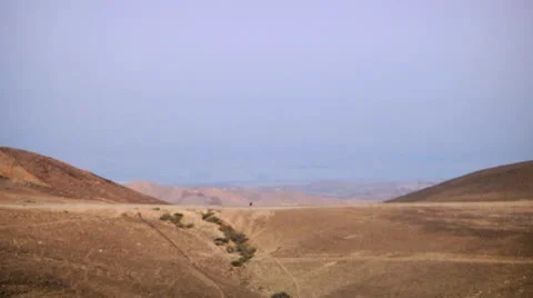 Dead See - Desert View Stock Footage 10917554