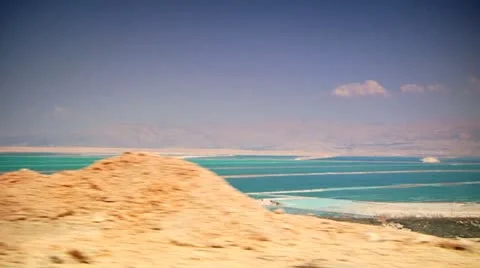 Dead See - Upper View Stock Footage 10917648