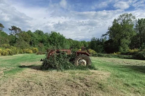 Dead tractor Stock Photos